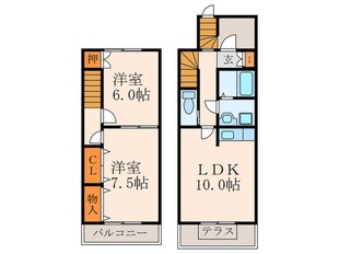 ヴィレッジ要の物件間取画像